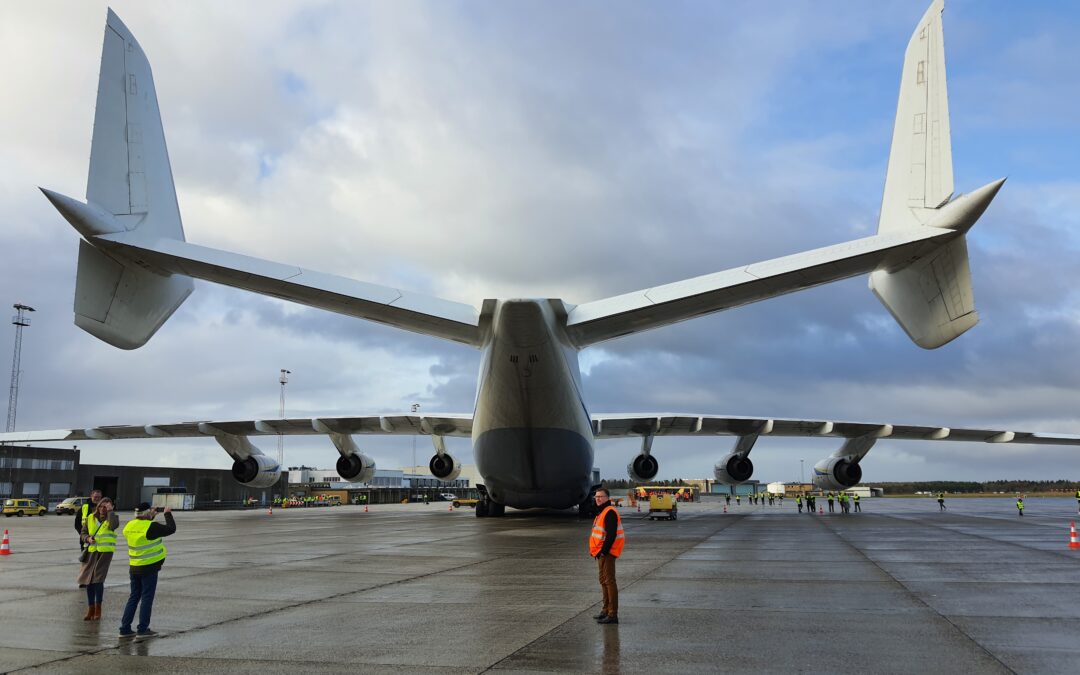 DKI UNLOADS TEST KITS FROM THE WORLD’S LARGEST CARGO PLANE